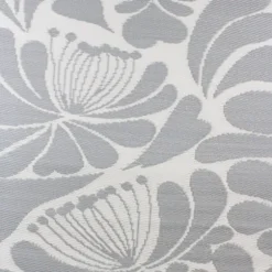 Slate Floral Outdoor Area Rug, 4X6-Kirkland's Home Outlet