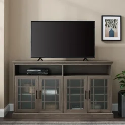 Slate Glass Door Classic Tv Stand-Kirkland's Home Store