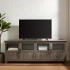 Slate Glass Paneled Door Tv Stand-Kirkland's Home Outlet
