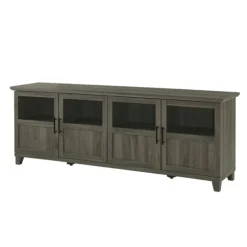 Slate Glass Paneled Door Tv Stand-Kirkland's Home Outlet