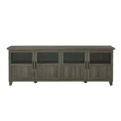 Slate Glass Paneled Door Tv Stand-Kirkland's Home Outlet