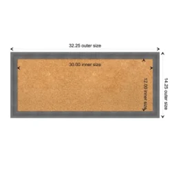 Slate Gray Framed Corkboard-Kirkland's Home Hot