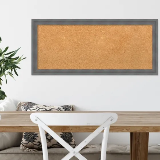 Slate Gray Framed Corkboard-Kirkland's Home Hot