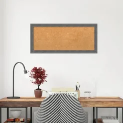 Slate Gray Framed Corkboard-Kirkland's Home Hot