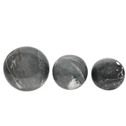 Slate Gray Marble 3-Pc. Decorative Orb Set-Kirkland's Home Store