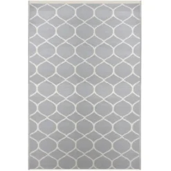 Slate Honeycomb Outdoor Area Rug, 4X6-Kirkland's Home Best