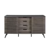 Slate Slatted 4-Drawer Cabinet-Kirkland's Home Discount
