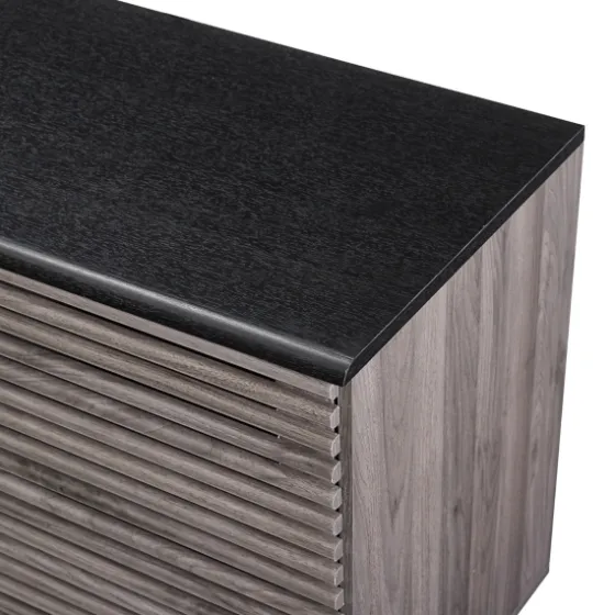 Slate Slatted 4-Drawer Cabinet-Kirkland's Home Discount