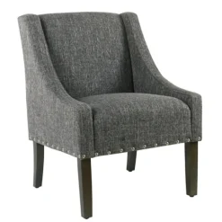 Slate Swoop Accent Chair-Kirkland's Home Outlet