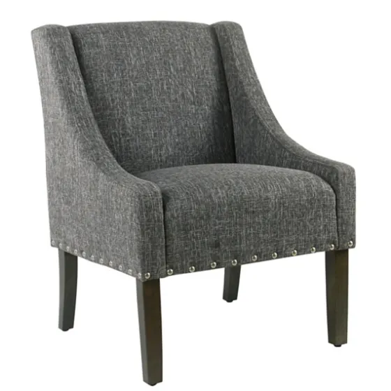 Slate Swoop Accent Chair-Kirkland's Home Outlet