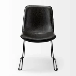 Slate Vegan Leather Bucket Dining Chairs, Set Of 2-Kirkland's Home Best
