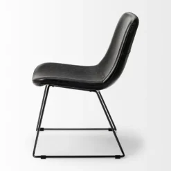 Slate Vegan Leather Bucket Dining Chairs, Set Of 2-Kirkland's Home Best