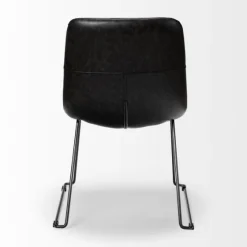 Slate Vegan Leather Bucket Dining Chairs, Set Of 2-Kirkland's Home Best