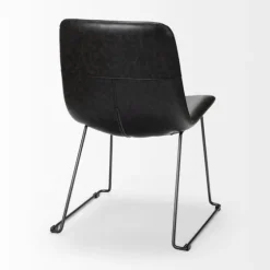 Slate Vegan Leather Bucket Dining Chairs, Set Of 2-Kirkland's Home Best