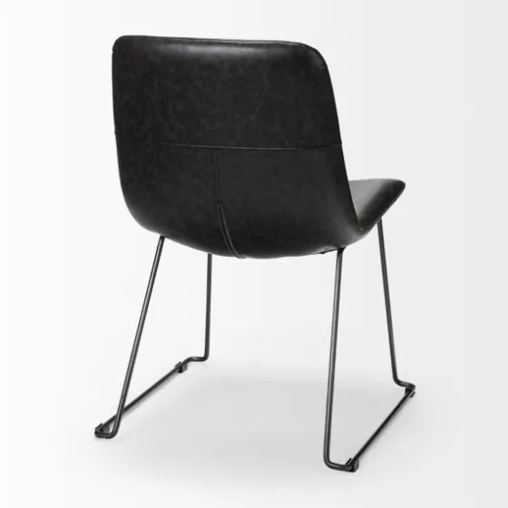 Slate Vegan Leather Bucket Dining Chairs, Set Of 2-Kirkland's Home Best
