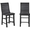 Slatted Counter Stools, Set Of 2-Kirkland's Home Outlet