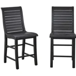 Slatted Counter Stools, Set Of 2-Kirkland's Home Outlet