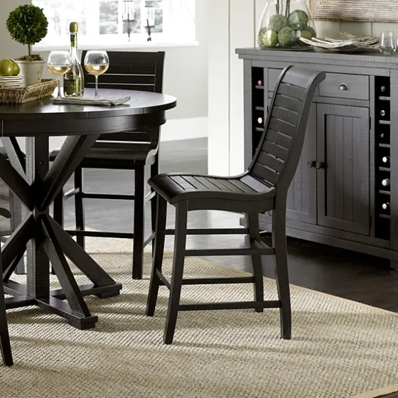 Slatted Counter Stools, Set Of 2-Kirkland's Home Outlet