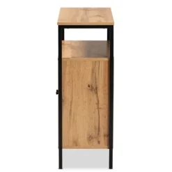 Slatted Oak Wood Cabinet-Kirkland's Home Best Sale