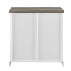 Slatted Sliding Barn Door White And Cabinet-Kirkland's Home Outlet