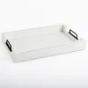 Slatted Wood & Metal Handles Tray-Kirkland's Home Best Sale