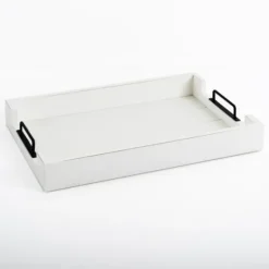 Slatted Wood & Metal Handles Tray-Kirkland's Home Best Sale