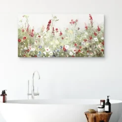 Sleepy Spring Meadow Canvas Art Print-Kirkland's Home Hot