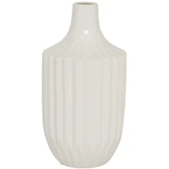 Slender Curtain Ribbed Vase, 13 In.-Kirkland's Home Sale