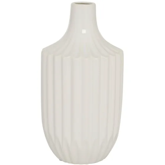 Slender Curtain Ribbed Vase, 13 In.-Kirkland's Home Sale