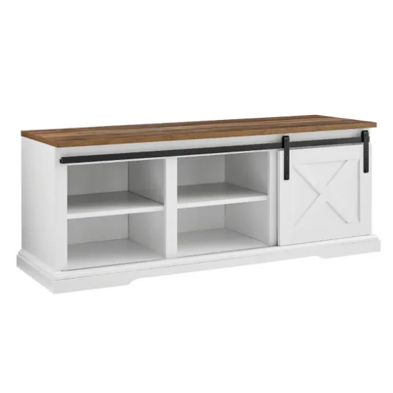 Sliding Barn Door Bench-Kirkland's Home Fashion