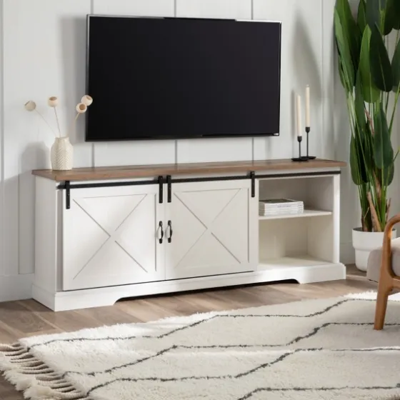 Sliding Barn Door Media Cabinet-Kirkland's Home Discount