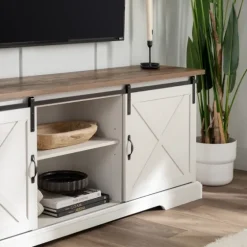 Sliding Barn Door Media Cabinet-Kirkland's Home Discount