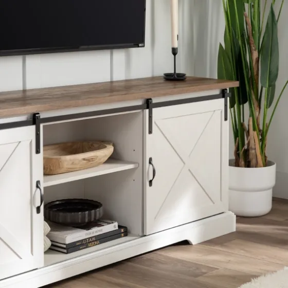 Sliding Barn Door Media Cabinet-Kirkland's Home Discount