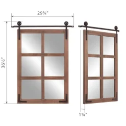 Sliding Barn Door Mirror-Kirkland's Home Flash Sale