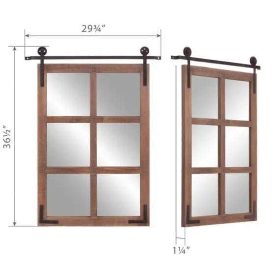 Sliding Barn Door Mirror-Kirkland's Home Flash Sale