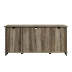 Sliding Barn Door Open Shelf Wash Tv Stand-Kirkland's Home Cheap