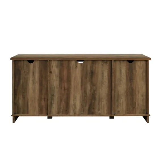 Sliding Barn Door Open Shelf Oak Tv Stand-Kirkland's Home Sale