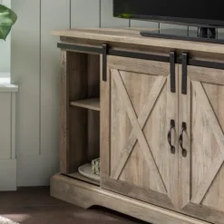 Sliding Barn Doors Corner Tv Stand-Kirkland's Home Best