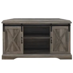 Sliding Barn Doors Corner Tv Stand-Kirkland's Home Best
