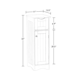 Slim Single Door Cabinet With Drawer-Kirkland's Home Hot