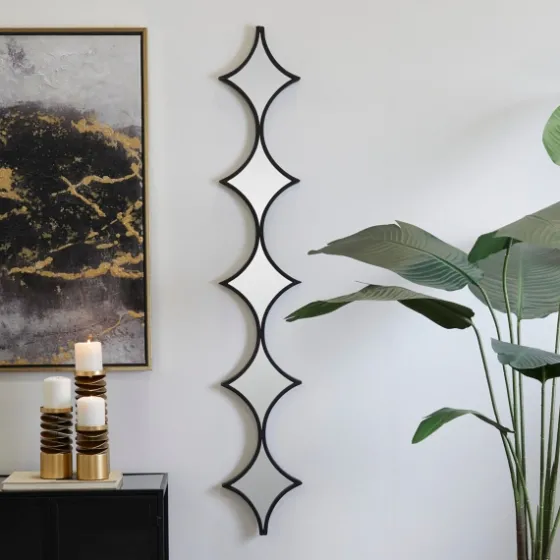 Slim Stacked Diamonds Wall Mirror-Kirkland's Home Flash Sale