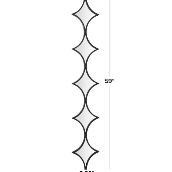 Slim Stacked Diamonds Wall Mirror-Kirkland's Home Flash Sale