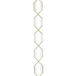 Slim Stacked Hexagons Wall Mirror-Kirkland's Home Sale