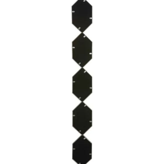 Slim Stacked Hexagons Wall Mirror-Kirkland's Home Outlet