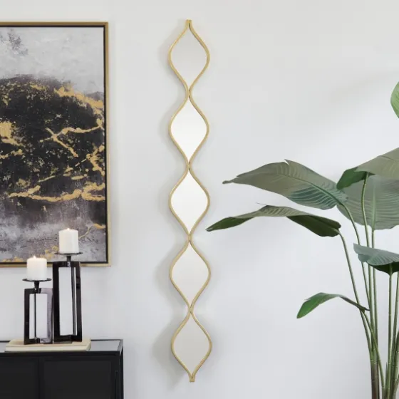 Slim Stacked Teardrops Wall Mirror-Kirkland's Home Online