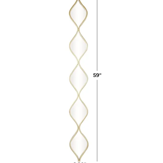 Slim Stacked Teardrops Wall Mirror-Kirkland's Home Online