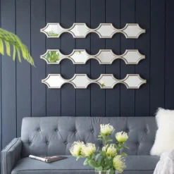 Slim Stacked Trellis Wall Mirror-Kirkland's Home Outlet