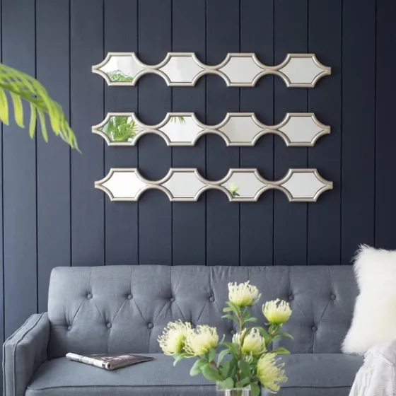 Slim Stacked Trellis Wall Mirror-Kirkland's Home Outlet
