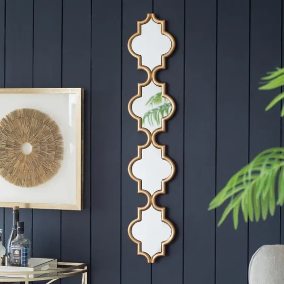 Slim Stacked Trellis Wall Mirror-Kirkland's Home Discount