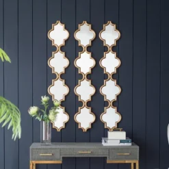 Slim Stacked Trellis Wall Mirror-Kirkland's Home Discount